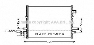 AVA QUALITY COOLING fd5377 -  Конденсатор, кондиционер